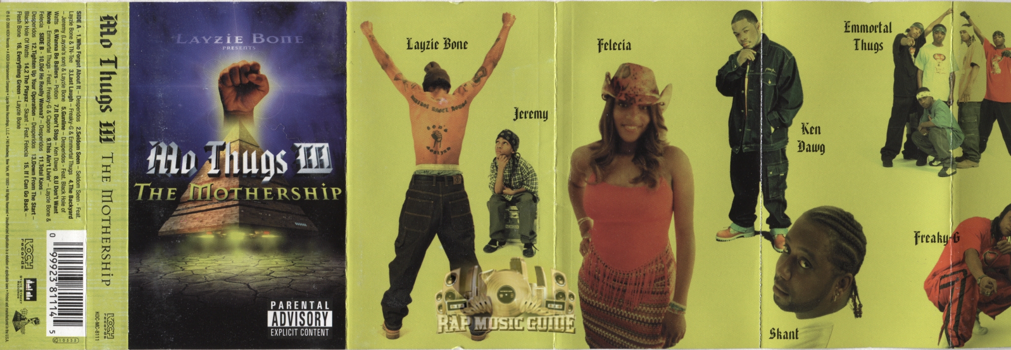 Mo Thugs III The Mothership Cassette Tape Rap Music Guide